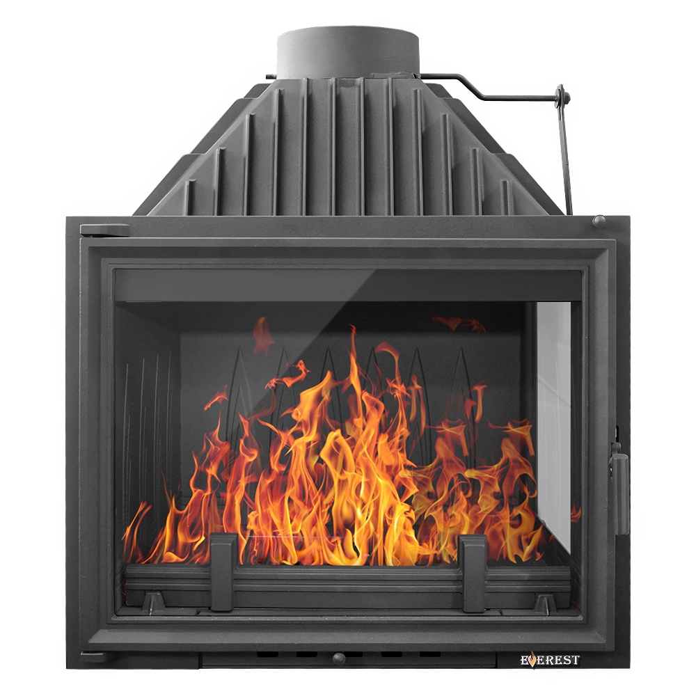 Каминная топка Эверест A16 (угловая)(R - правая) (миниатюра)